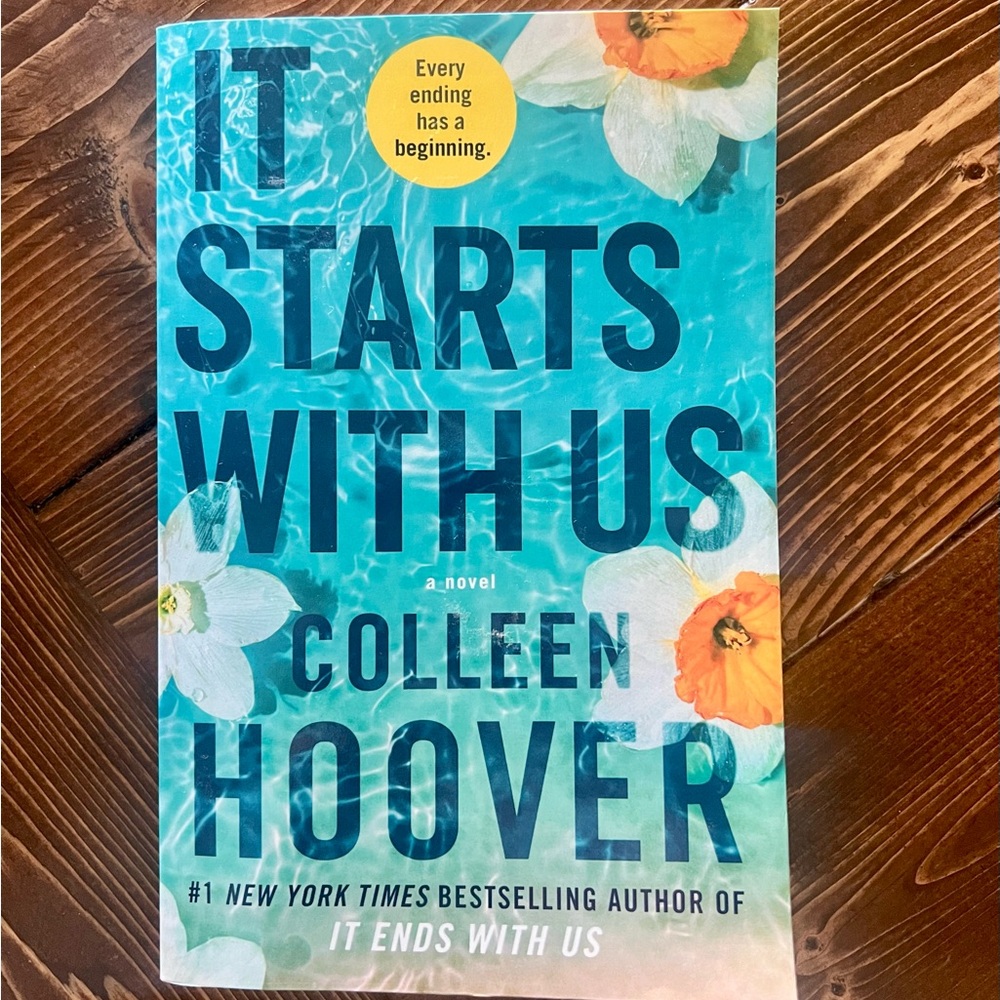 Colleen Hoover 'It Starts With Us' Book